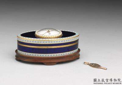 图片[2]-Gold-body painted-enamel bordered snuff box with clock mounting, circa 1813, England or Switzerland-China Archive